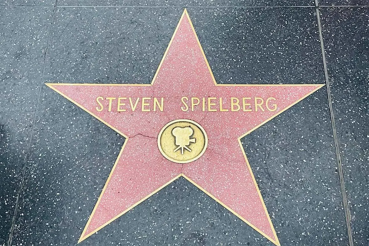 Hollywood Walk of Fame in Los Angeles - Steven Spielberg star