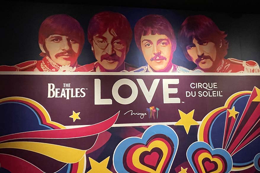 Las Vegas shows - the Beatles LOVE by Cirque du Soleil