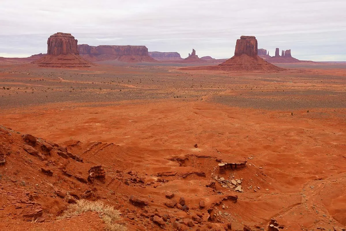 Monument Valley view from Navajo Code Talkers Point