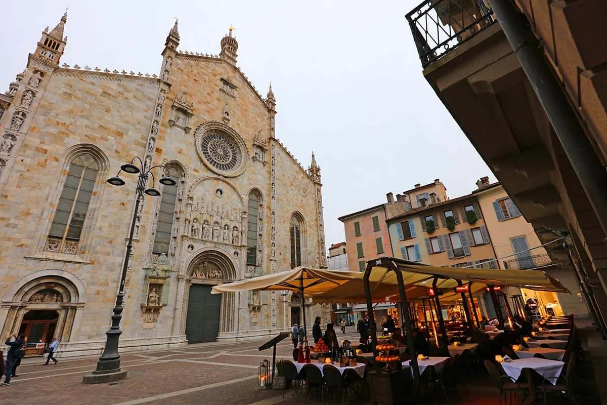 Piazza del Duomo - Cathedral Square in Como, Italy