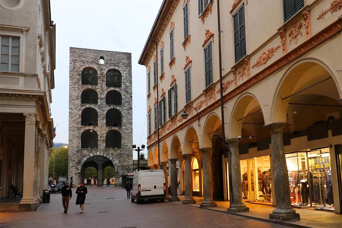 Porta Torre in Como old town