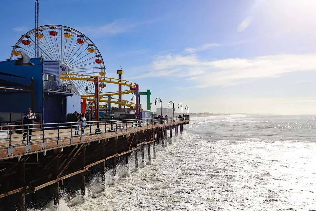 Santa Monica Pier in Los Angeles