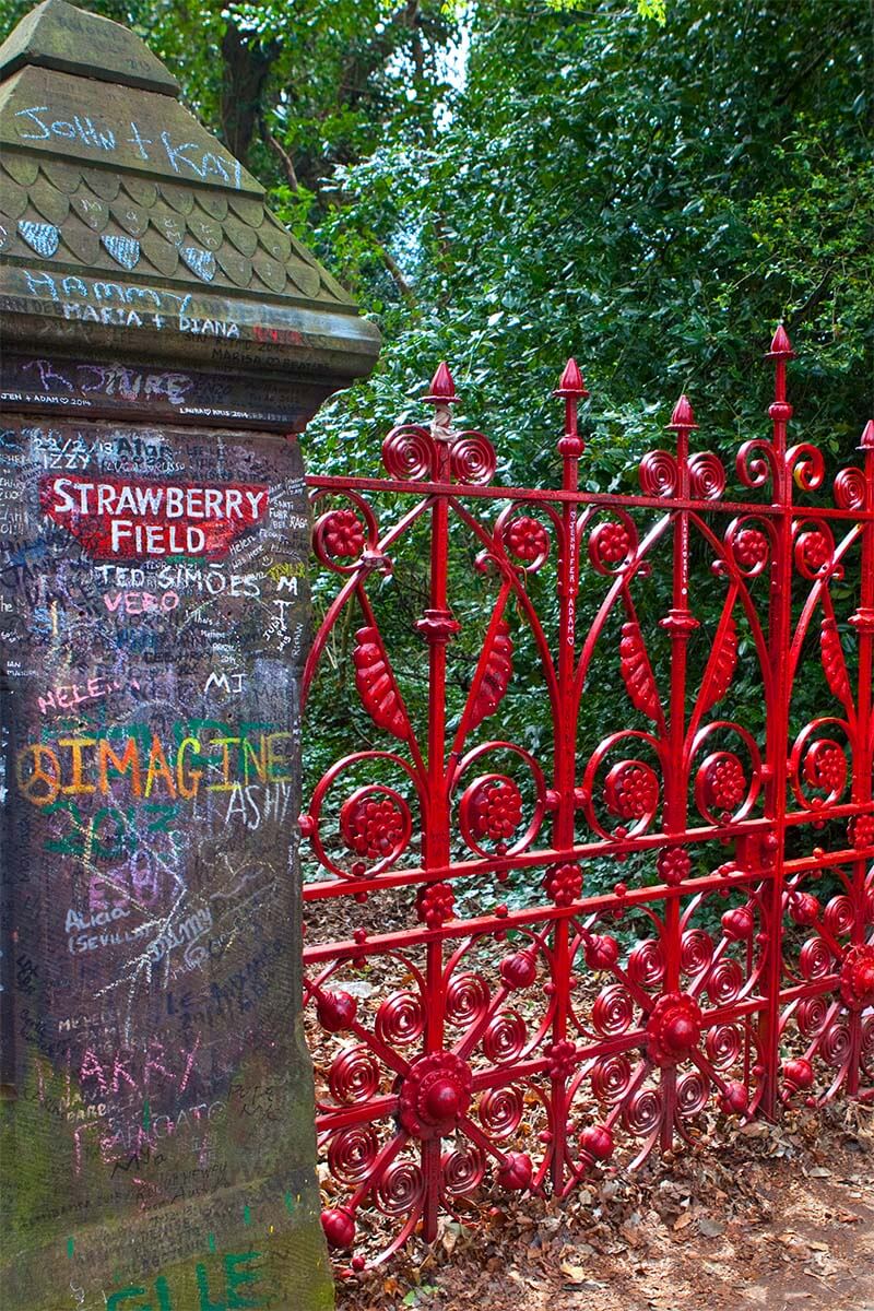 The Beatles sights in Liverpool - Strawberry Field