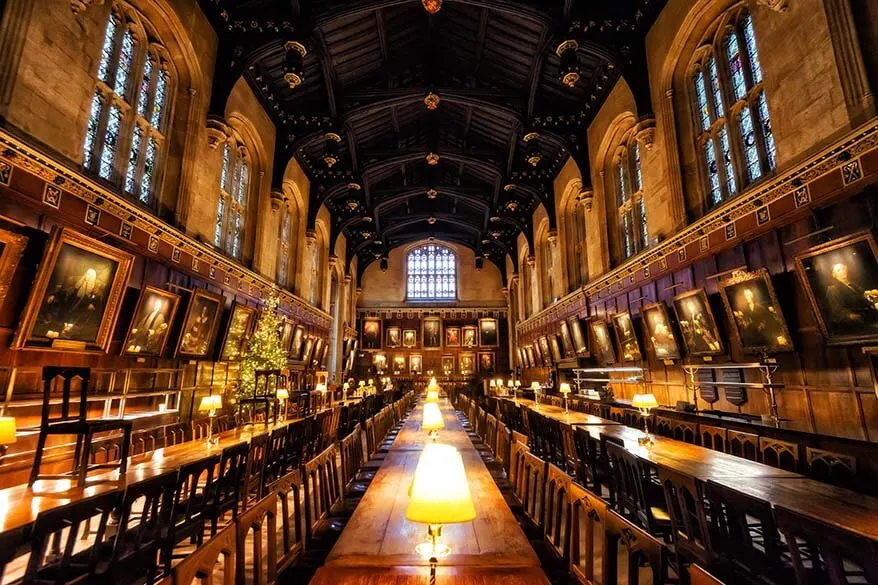 The Hall at Oxford Christ Church College.