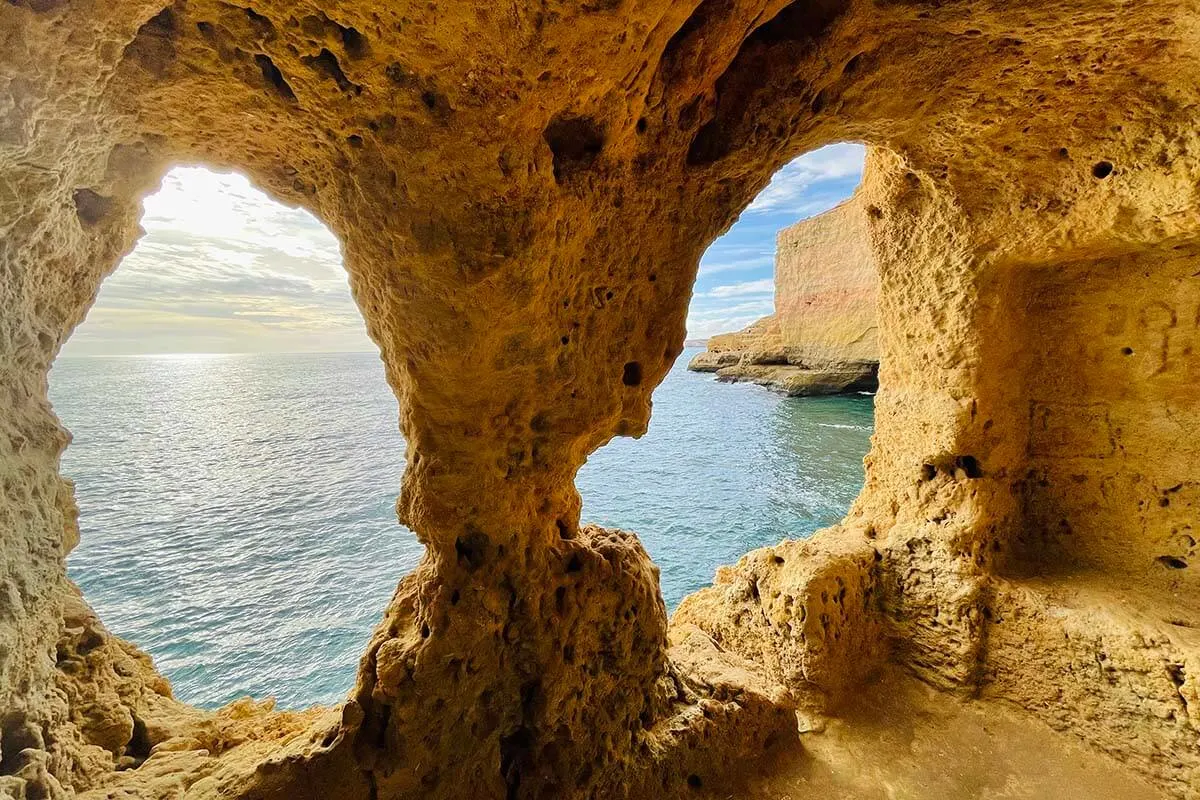 Coastal caves in Algarve