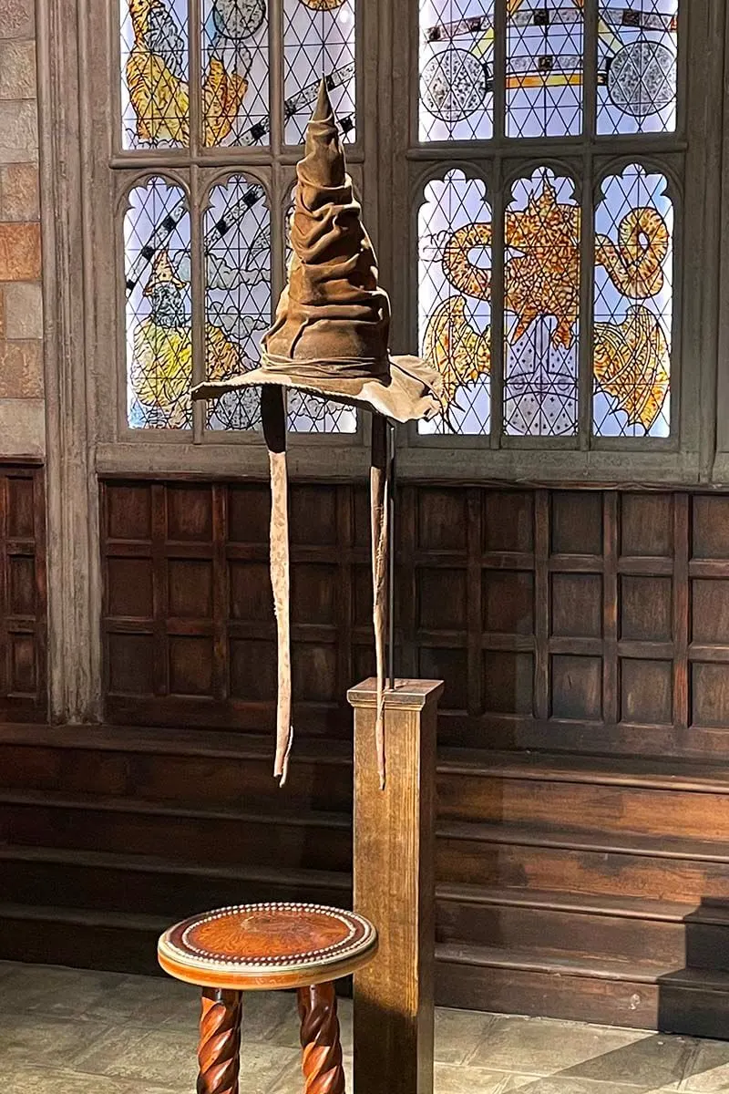 Harry Potter Sorting Hat at Warner Bros Studios