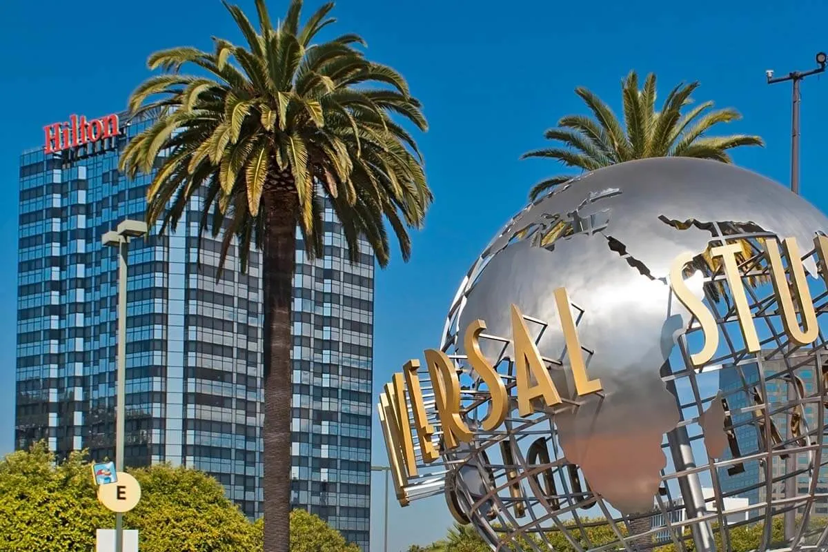 Hilton hotel near Universal Studios Hollywood in LA