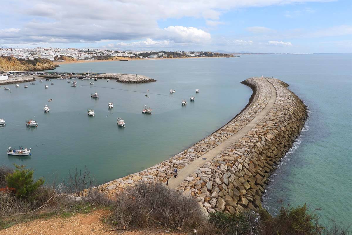 Ponta da Baleeira in Albufeira, Portugal