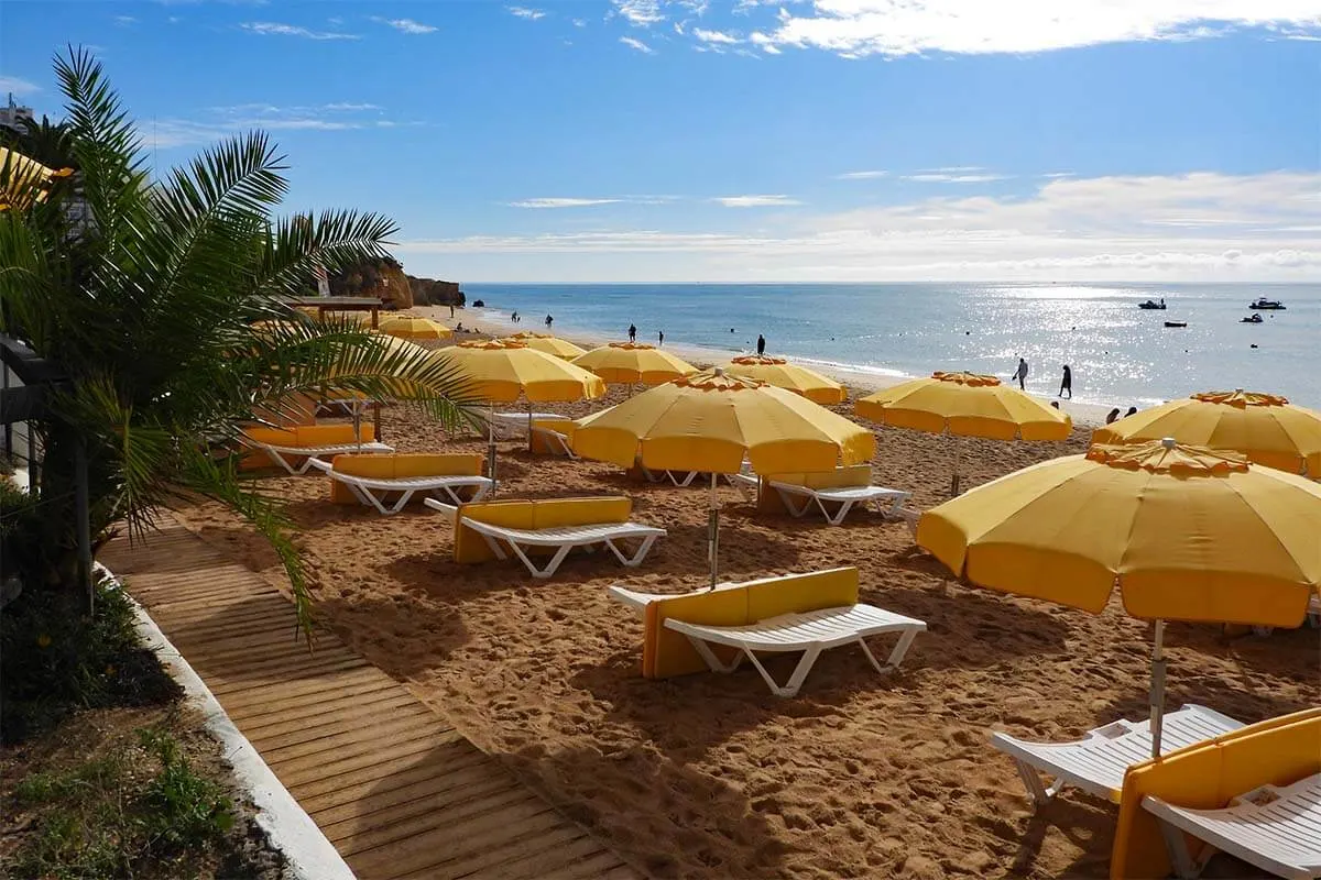 Praia da Oura, Albufeira, Portugal