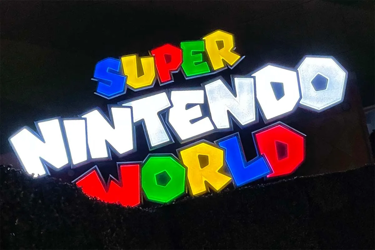 Super Nintendo World at Universal Studios Hollywood in Los Angeles