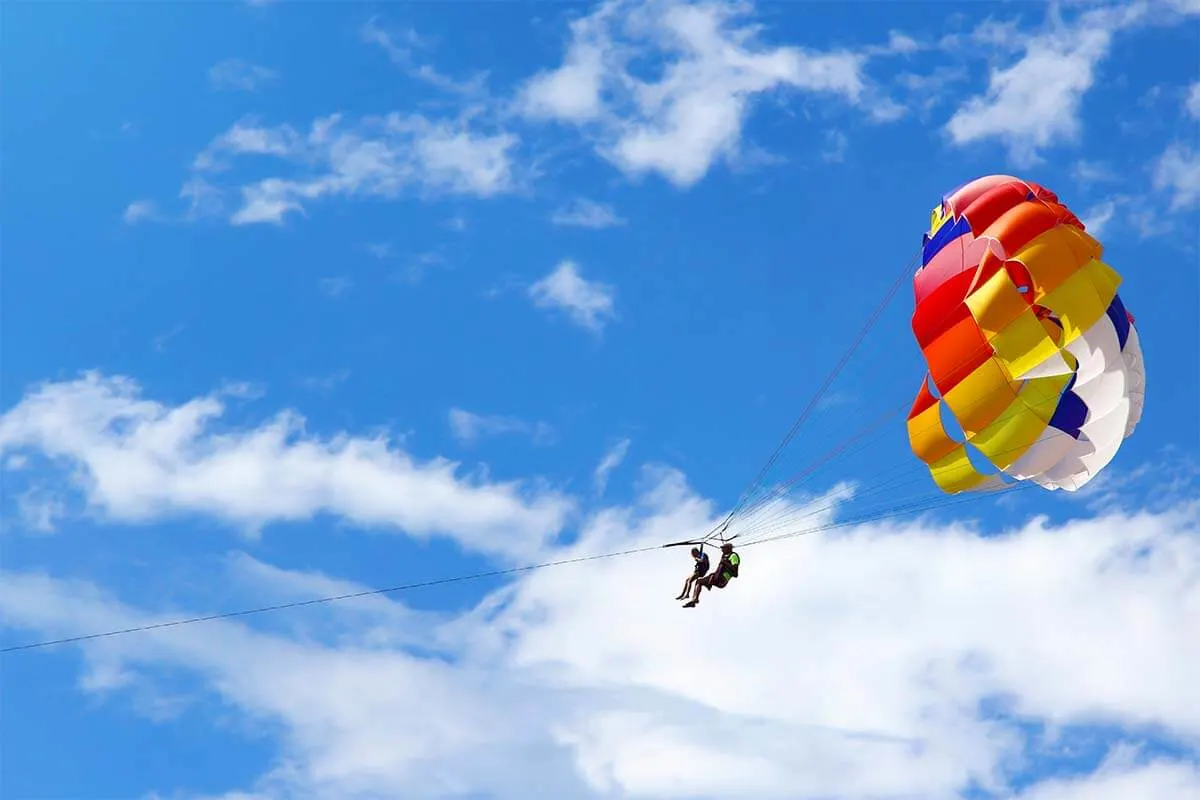 Things to do in Albufeira - parasailing