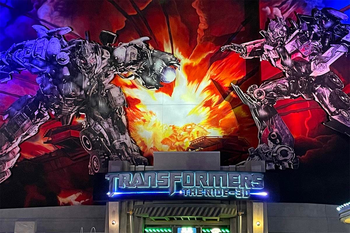 Transformers 3D Ride at Universal Studios Hollywood
