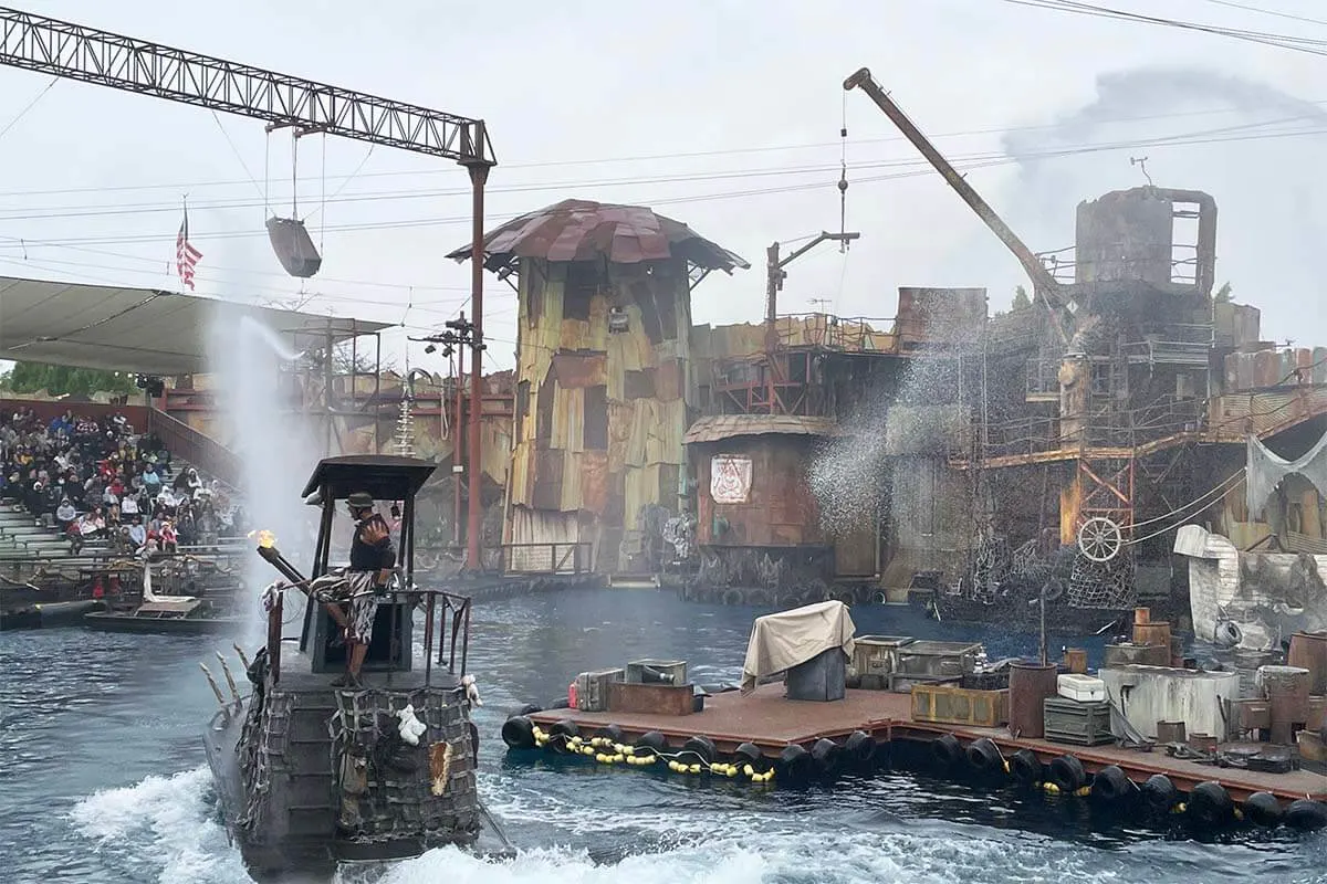 WaterWorld show at Universal Studios Hollywood LA