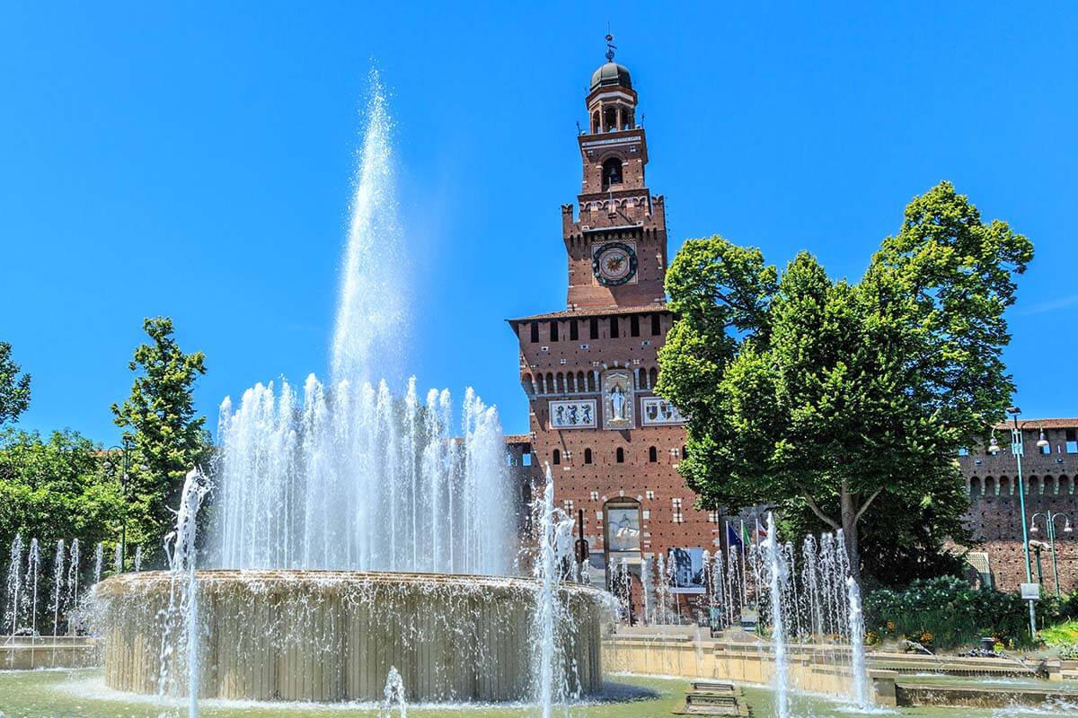 Castello Sforzesco - one of the must see places in Milan
