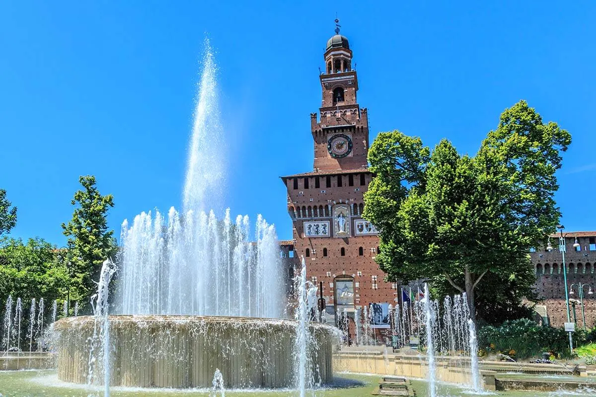 Castello Sforzesco: uno de los lugares imprescindibles de Milán