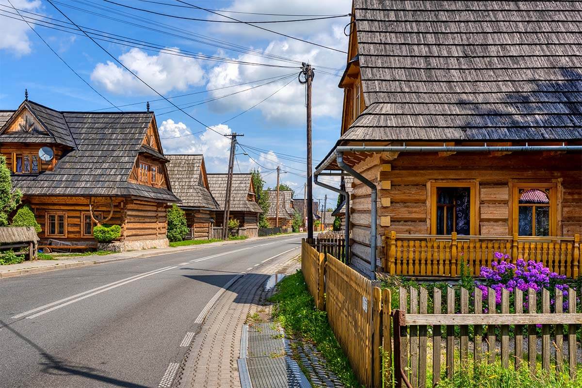 Chocholow village in Poland