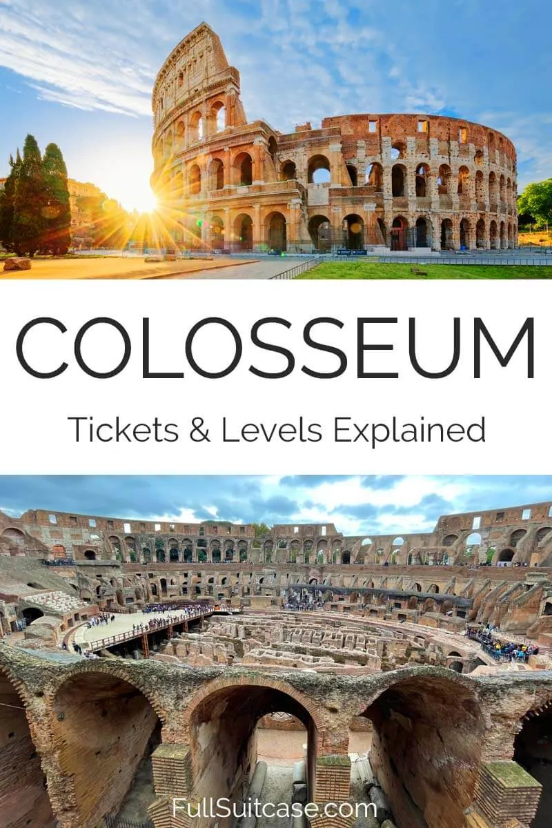 Colosseum guide to the best tickets, tours, and all levels including Arena Floor and Underground