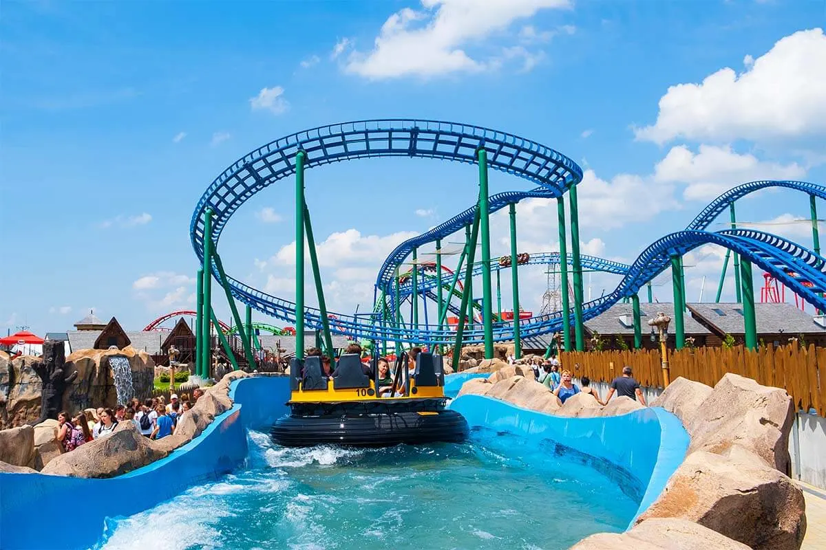 Energylandia amusement park in Poland - best places to visit near Krakow with kids