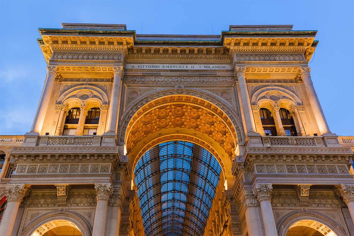 Galleria Vittorio Emanuelle II - must see in Milano