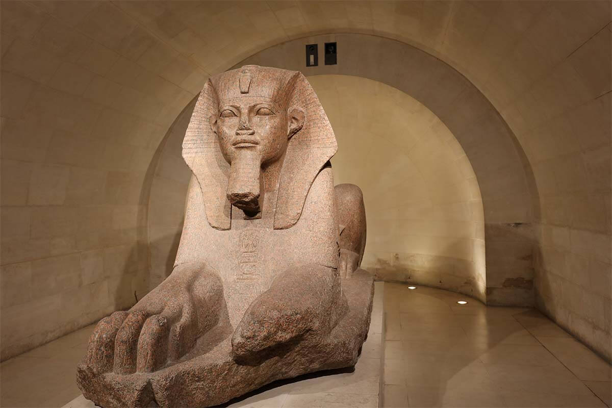 Gran Esfinge de Tanis en el Museo del Louvre