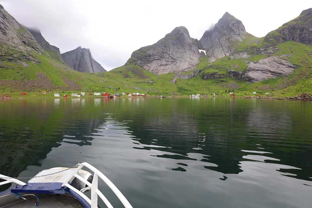 Kirkefjord in Lofoten Norway