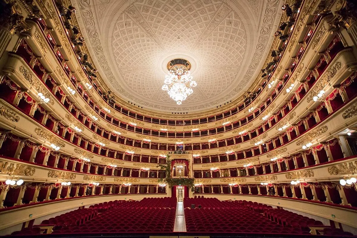 La Scala Opera - top places to visit in Milan Italy