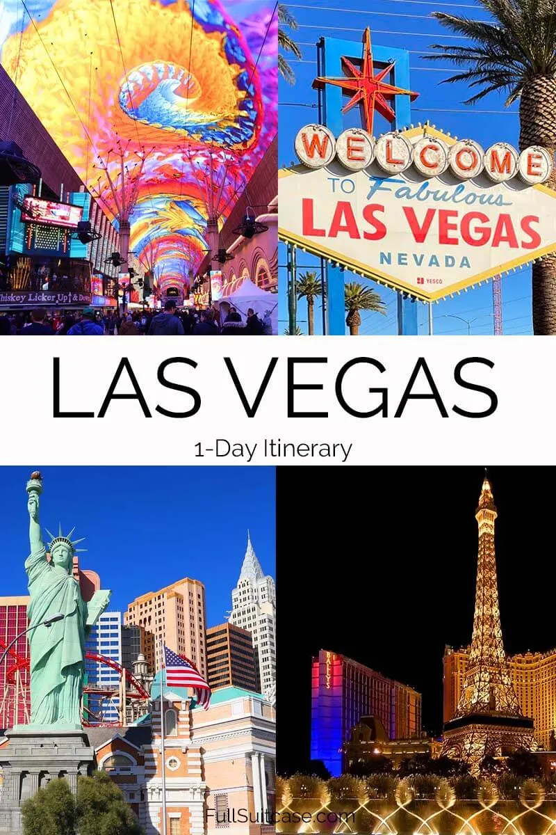 One Day in Las Vegas: Detailed Itinerary (+Map & Tips)