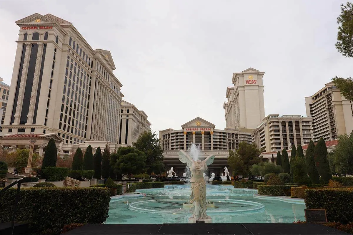 Las Vegas Caesars Palace hotel exterior