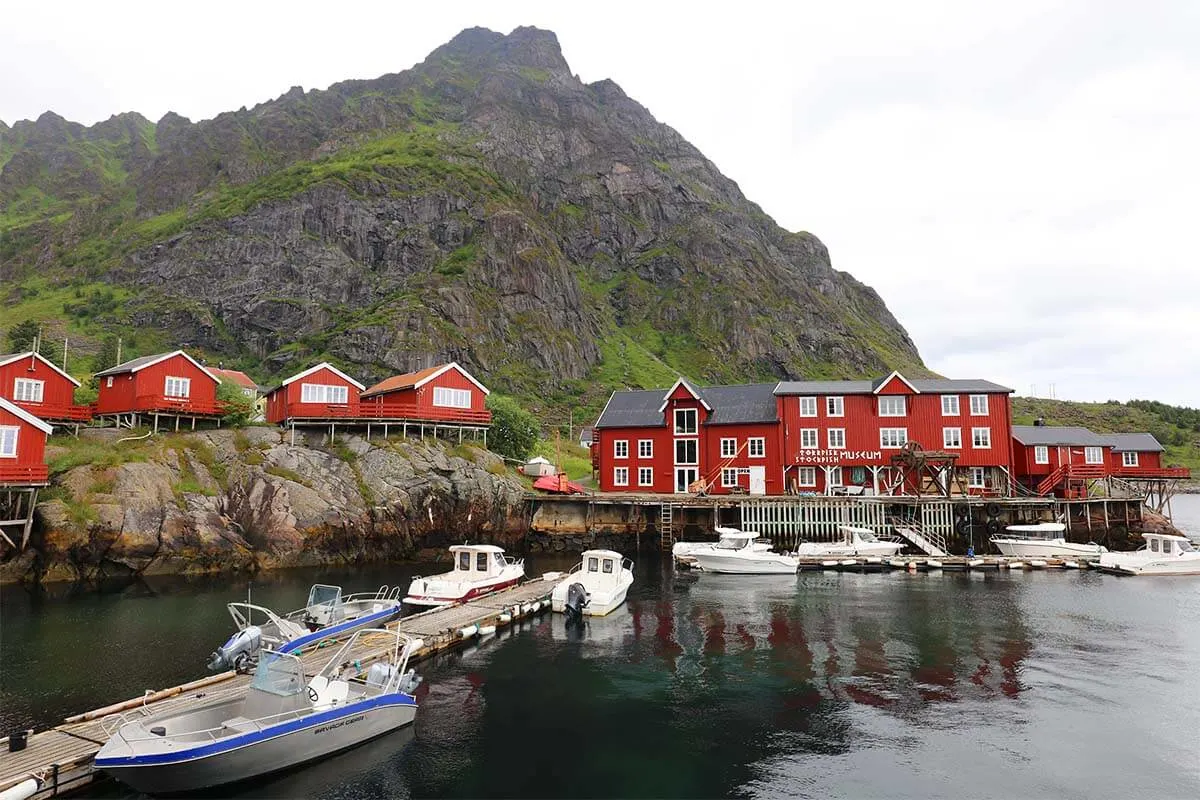 Lofoten Torrfiskmuseum (Lofoten Stockfish Museum) in A, Lofoten, Norway