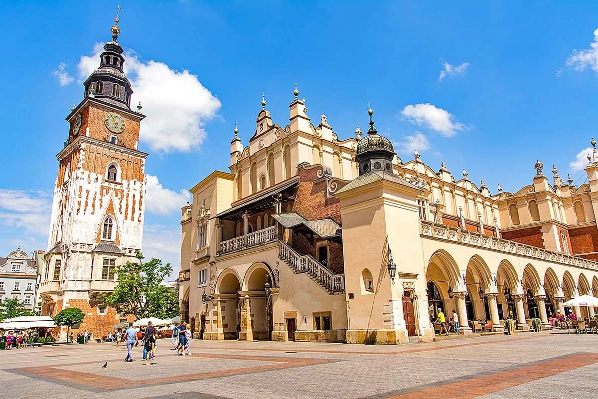 Main landmarks in Krakow - Cloth Hall (Sukiennice)