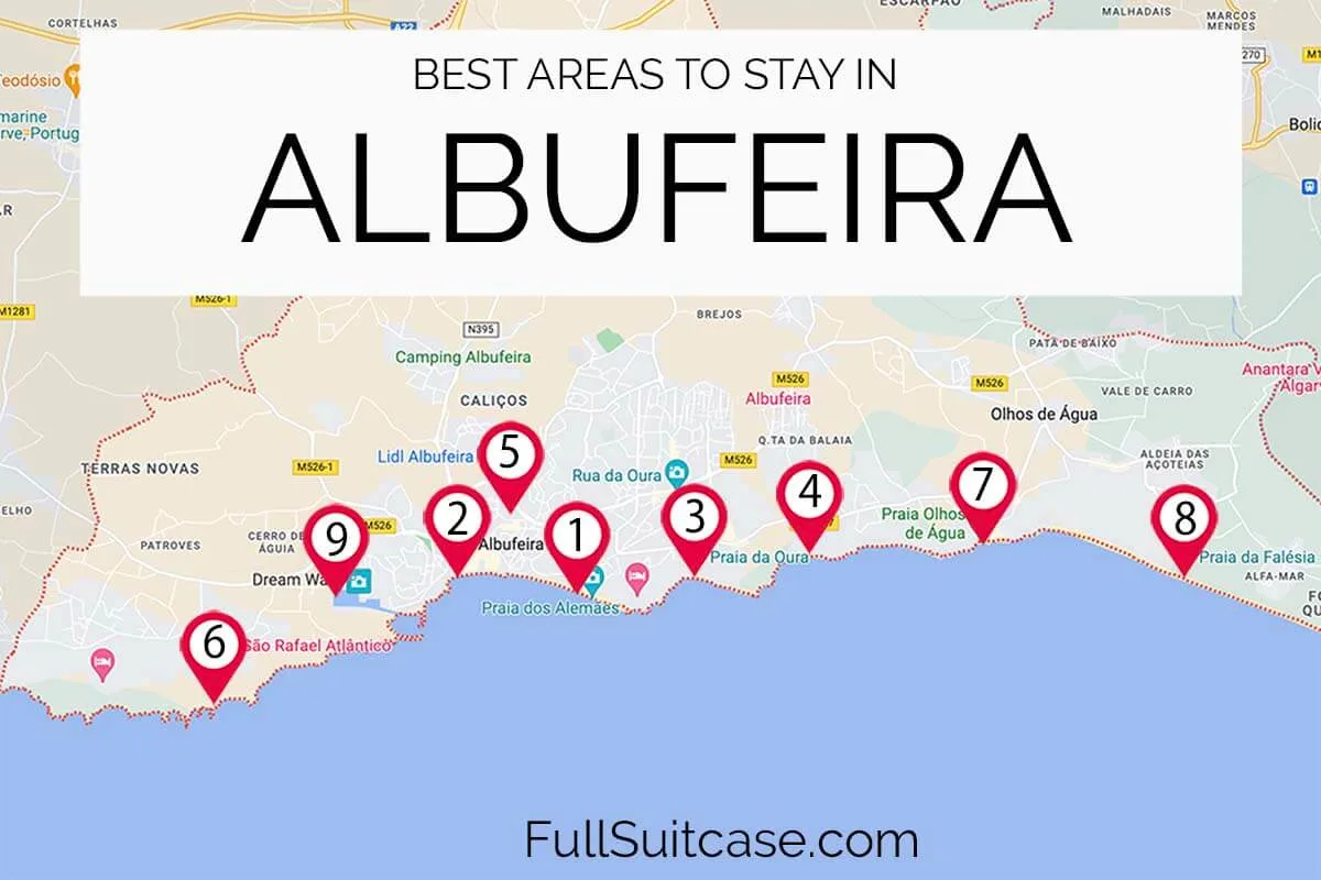 Mapa MICHELIN Albufeira - mapa Albufeira - ViaMichelin