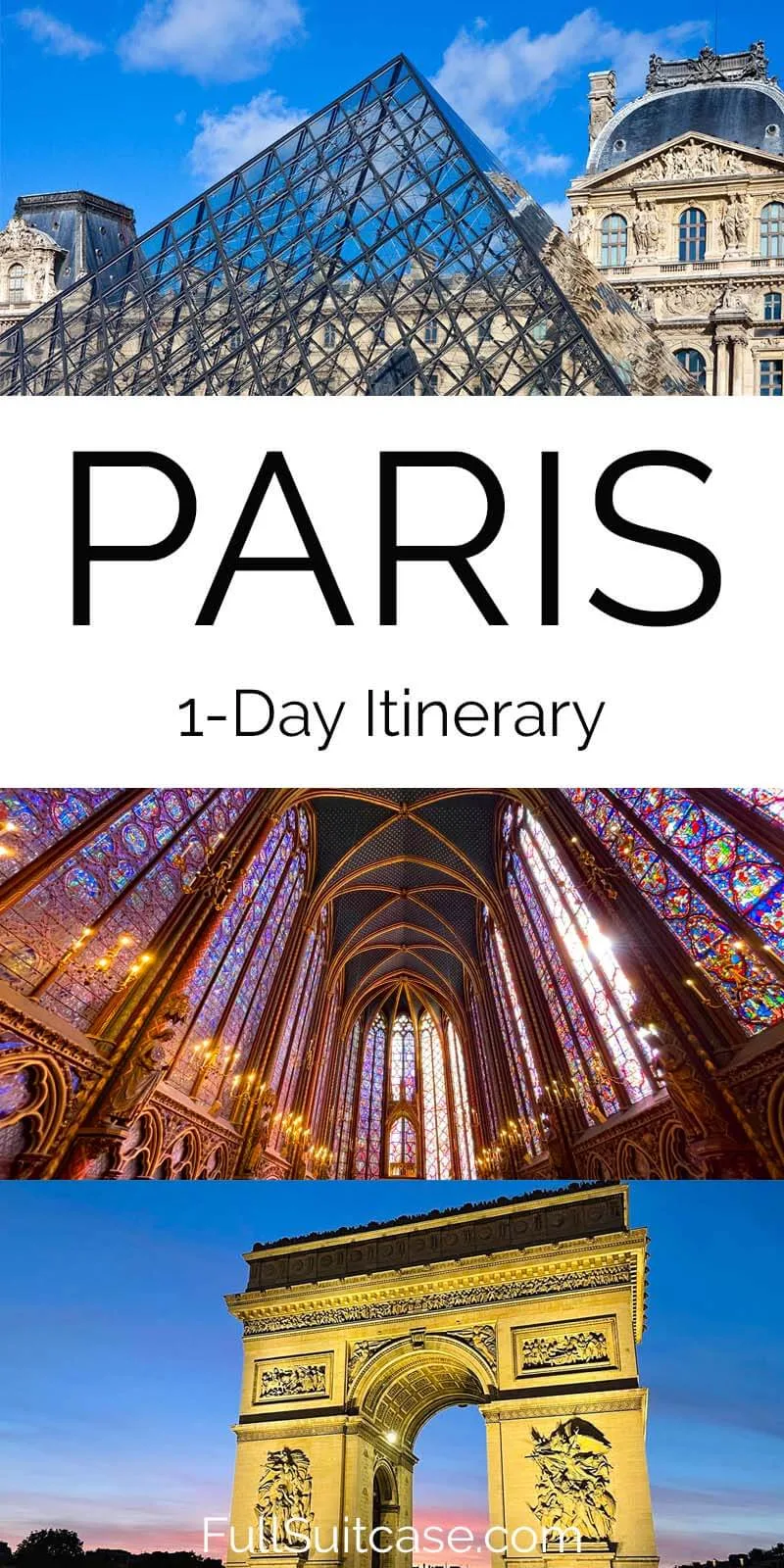 Paris 1 day itinerary