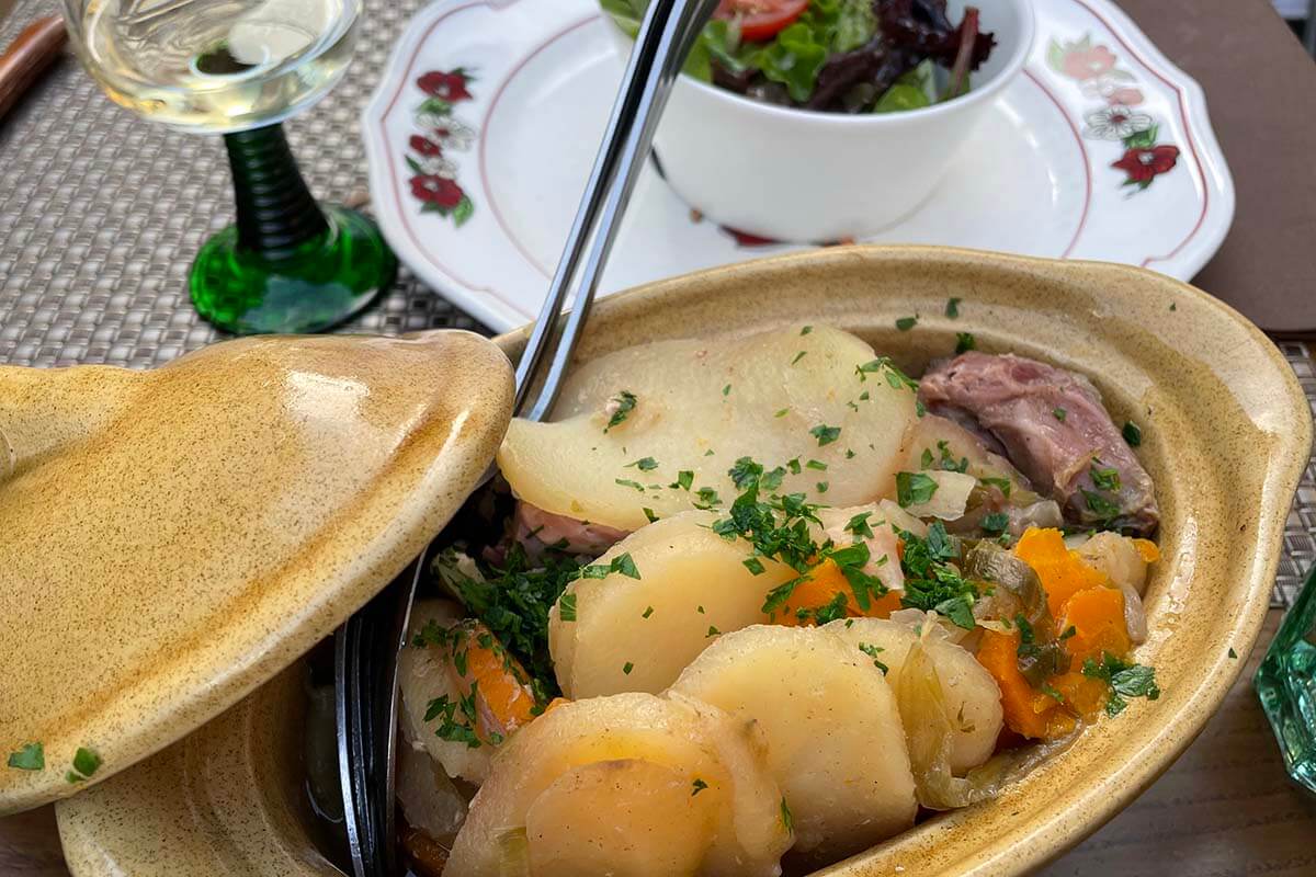 Pot-au-feu one of traditional French dishes