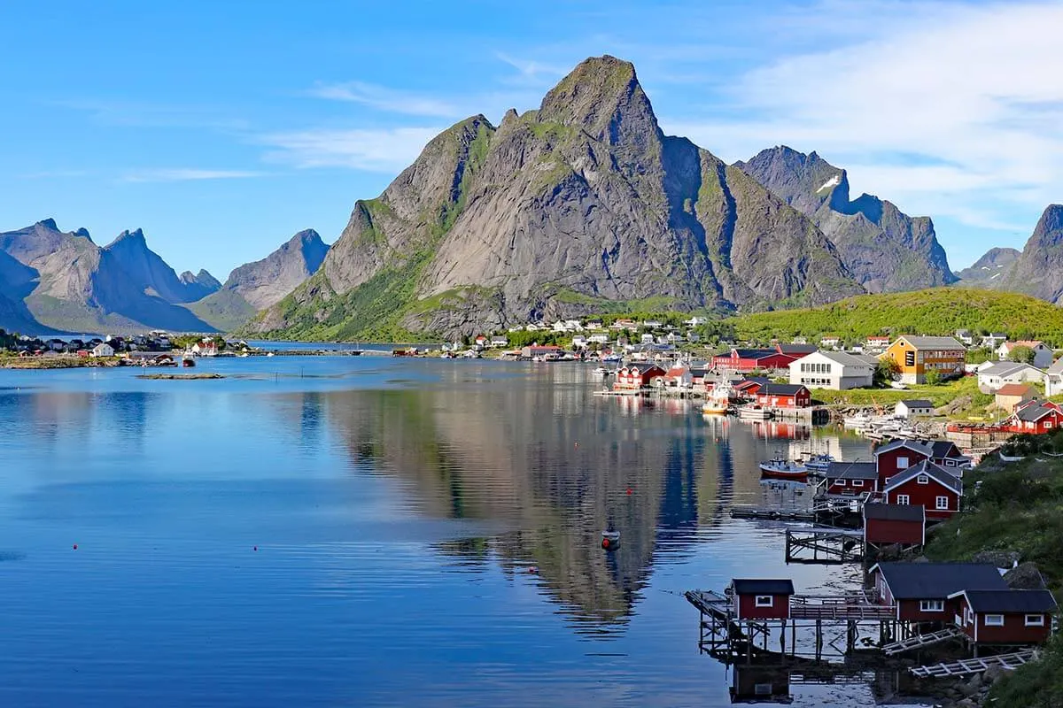 Reine viewpoint - top spots in Lofoten Islands Norway