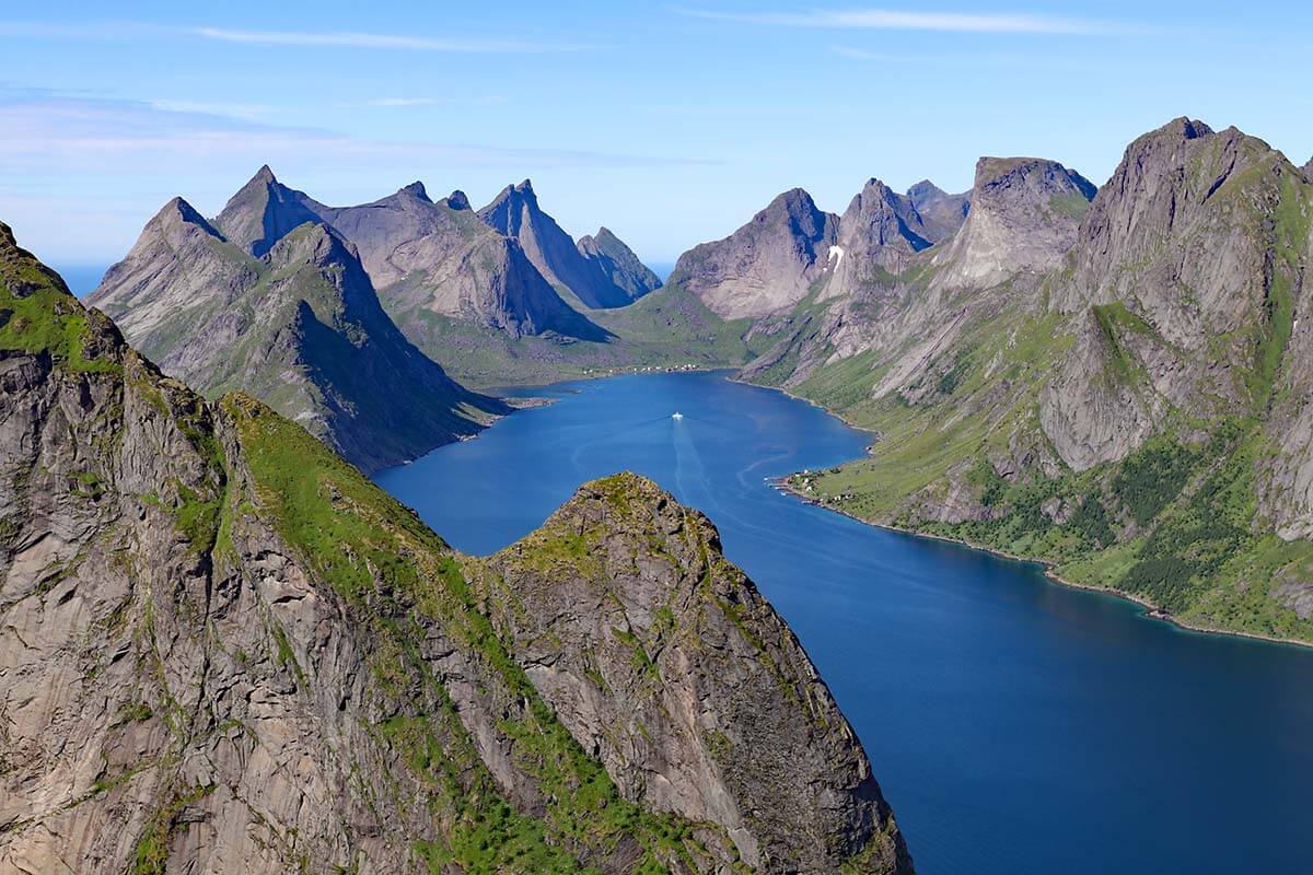 Reinebringen - best places to visit in Lofoten Islands in Norway