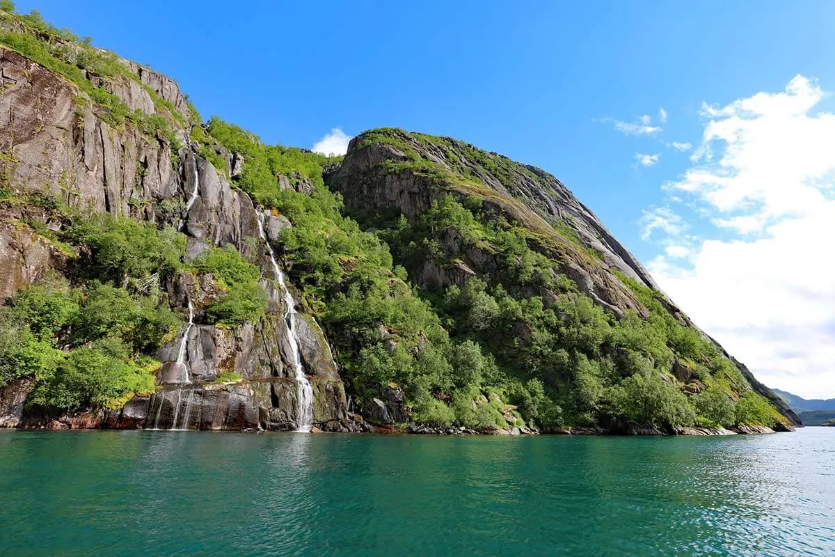 Trollfjord in Lofoten Norway