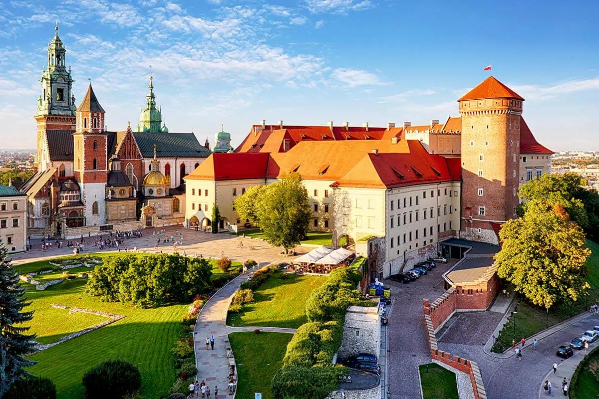 Wawel Royal Castle and Cathedral - one of the most popular attractions in Krakow Poland
