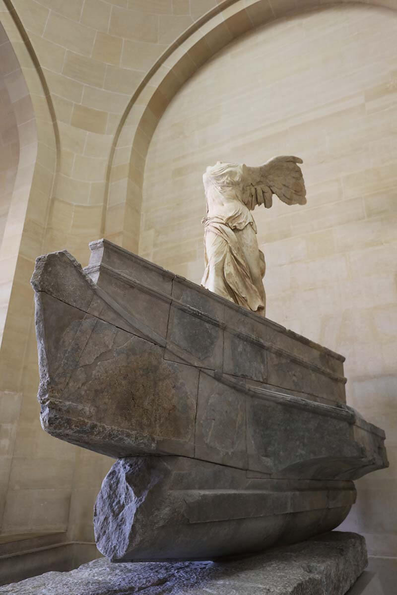 Winged Victory of Samothrace - one of the top pieces of art to see at the Louvre Museum, Paris