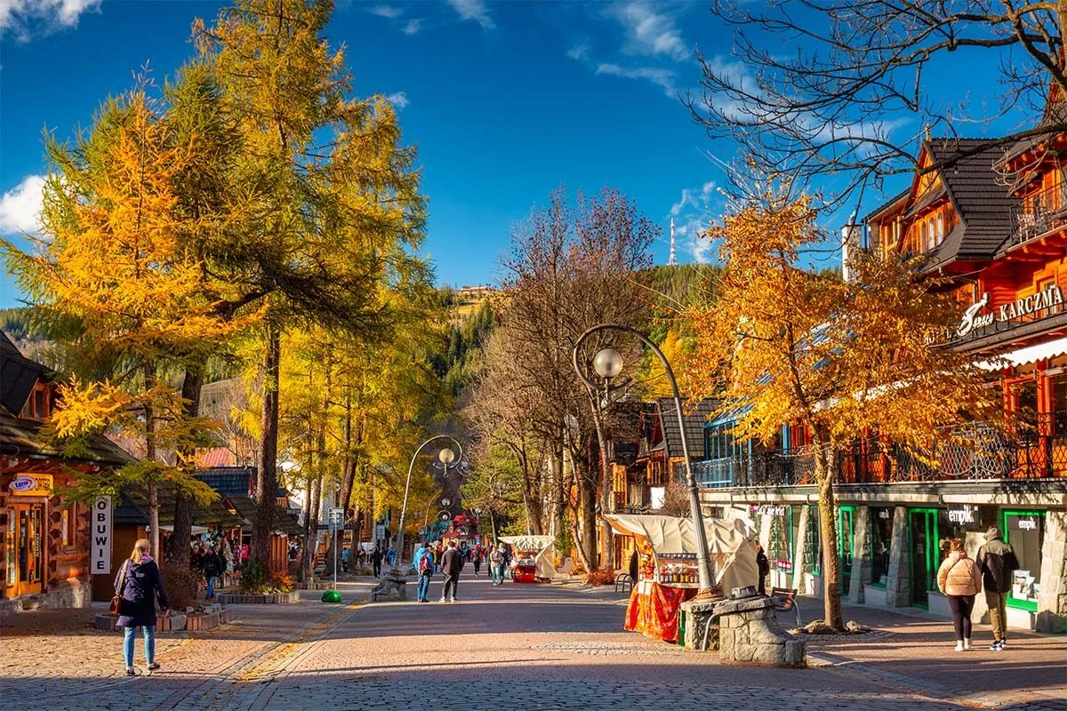 Zakopane town center