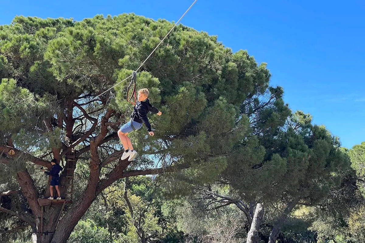 Albufeira Adventure Park zipline