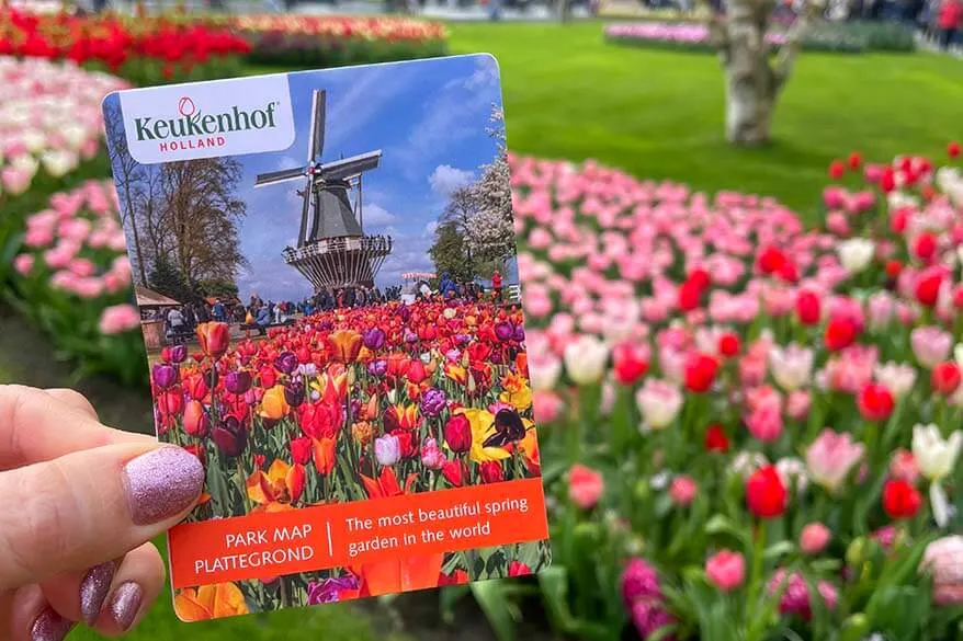 Keukenhof park map