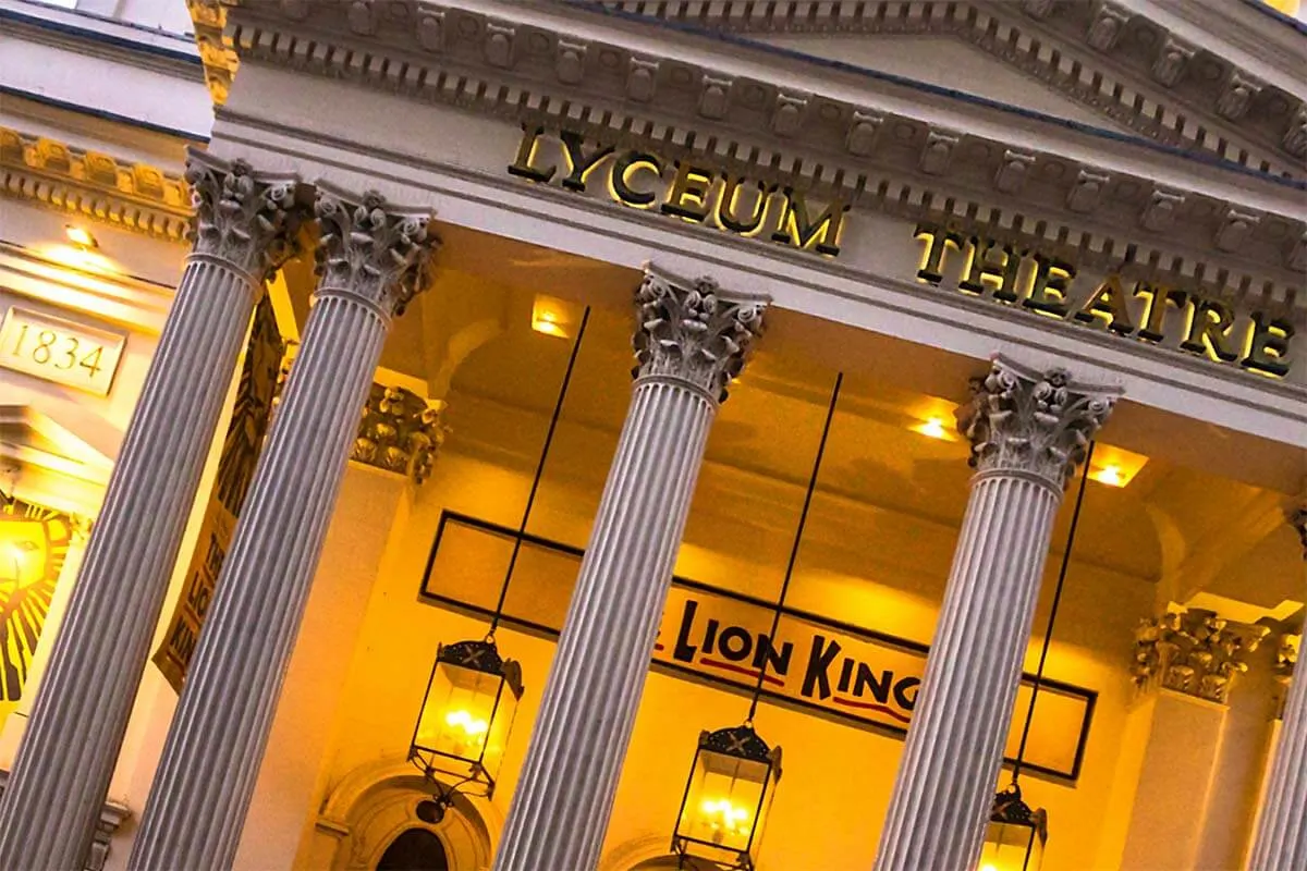 Lyceum Theatre in London