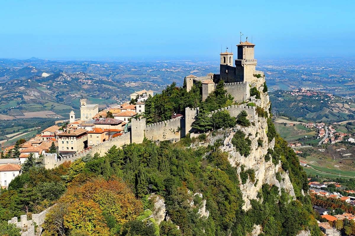 San Marino - one of the must see places near Rimini