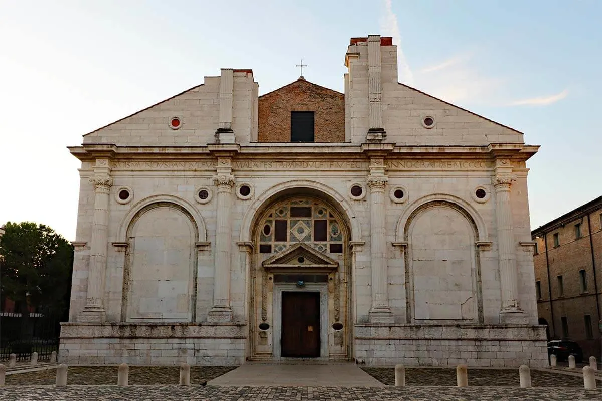 Tempio Malatestiano cathedral in Rimini Italy