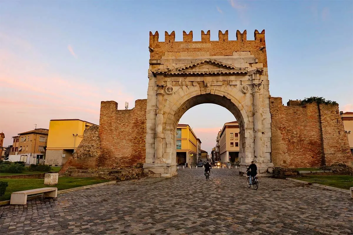 Top places to see in Rimini - Arco di Augusto
