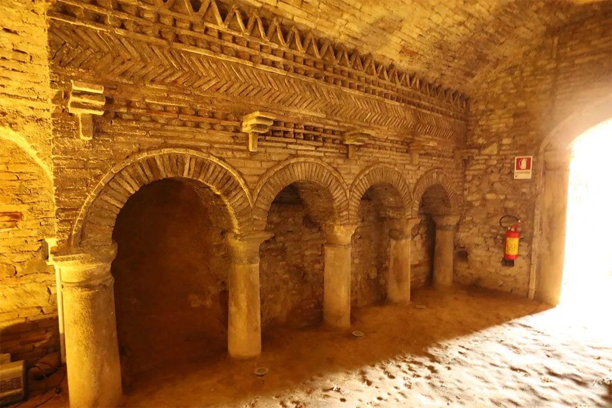 Tuff Caves of Jovis Hill in Santarcangelo di Romagna near Rimini Italy