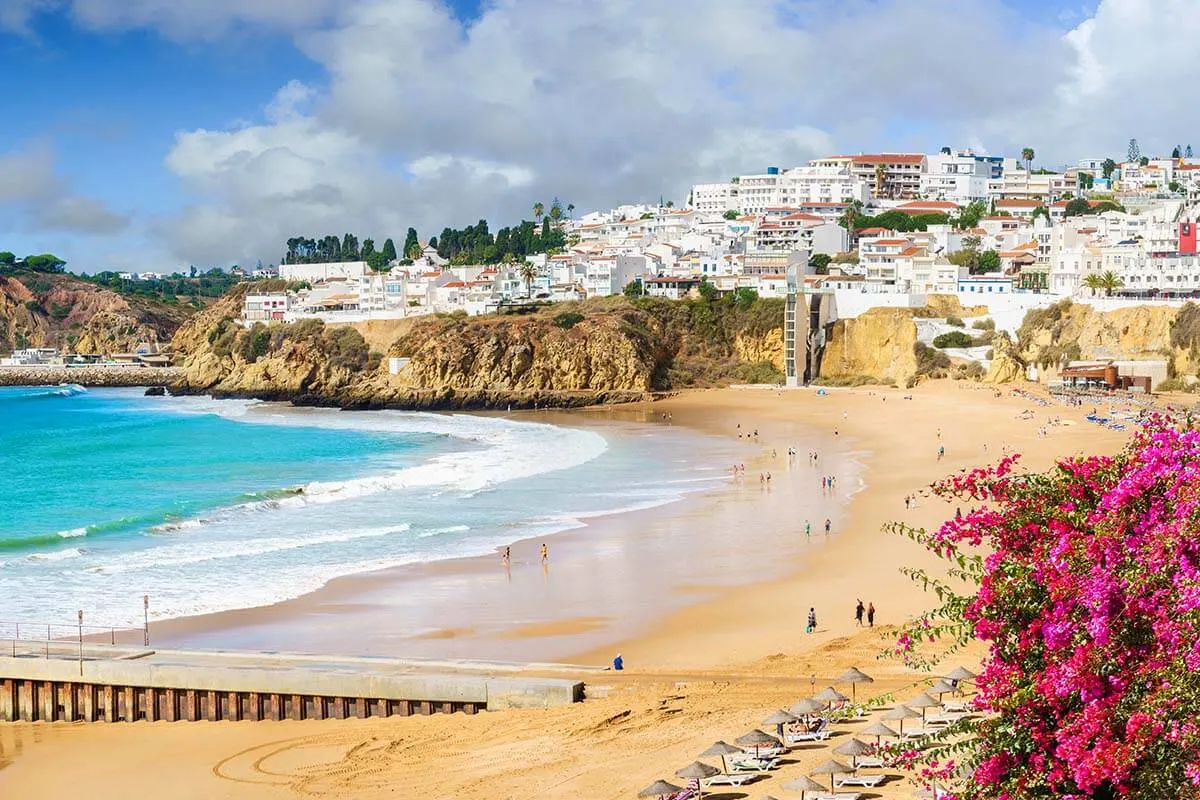 Albufeira, one of the best towns to visit in Algarve Portugal