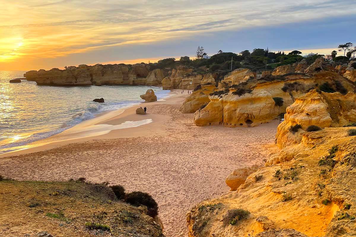 Algarve places to see - St Rafael Beach in Albufeira