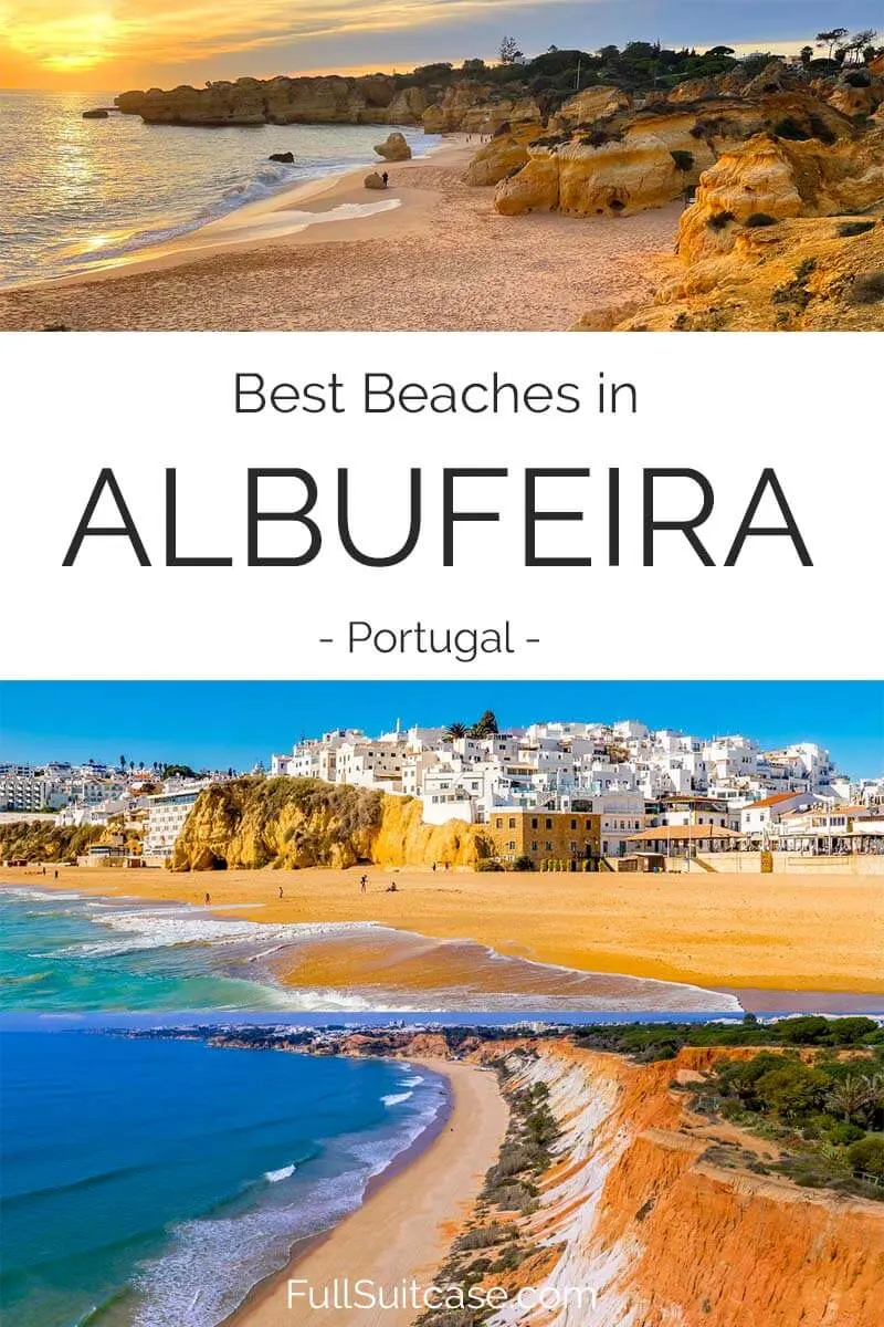 Best beaches to see in Albufeira, Algarve, Portugal