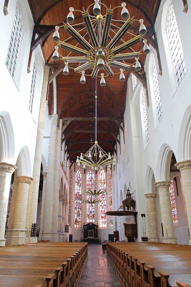 Delft Old Church (Oude Kerk) interior